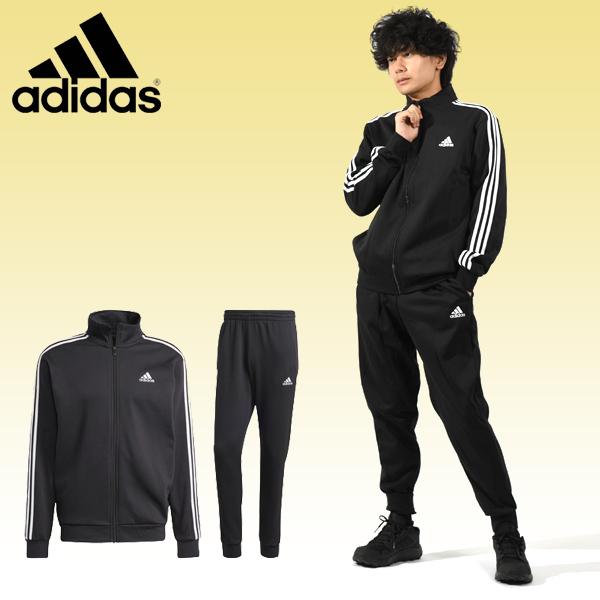 adidas アディダス メンズ レディース ジャージ 上下セット M 裏起毛 