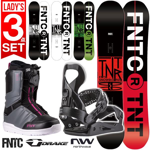 半額 50%off 3点セット 2023-2024冬新作 FNTC TNT R スノーボード 板 