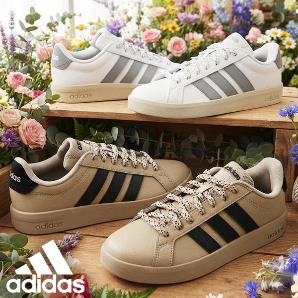 2026秋冬新色 アディダス レディース スニーカー adidas GRAND COURT BASE 3.0 U グランドコート ローカット シューズ 靴 KK4820 KK4822