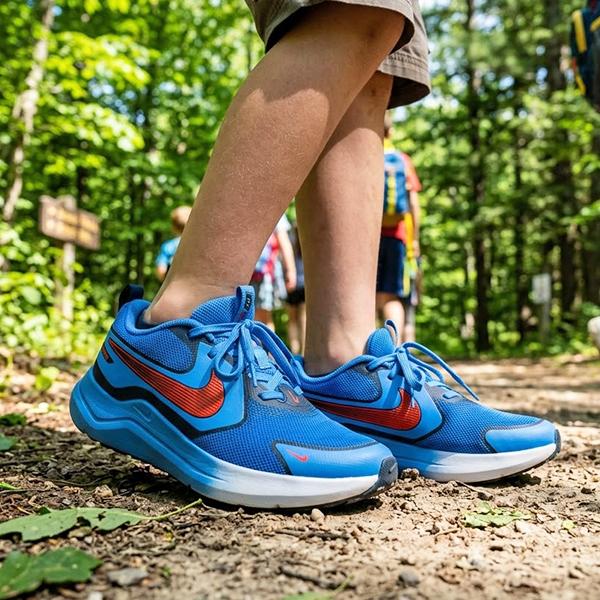 2026夏新作 ナイキ スニーカー キッズ NIKE コズミック ランナー ランニングシューズ 子供 ジュニア シューズ 靴 COSMIC RUNNER SWOOSH ブルー iq9861