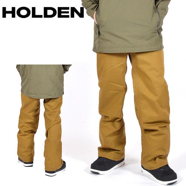 【処分特価 Mサイズのみ！】スノーボードウェア HOLDEN ホールデン MS STANDARD PANTS メンズ パンツ BROWN ブラウン ボトムス 得割35