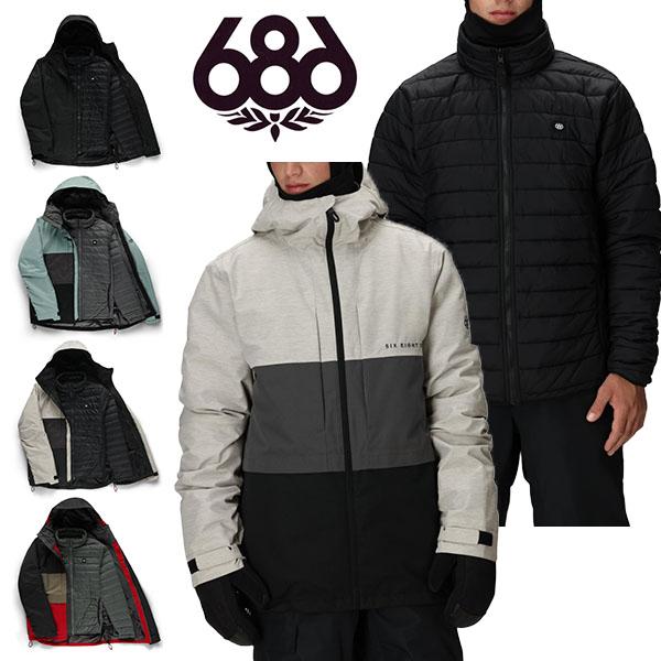 686★スノボジャケット★six eight six 686（シックスエイトシックス） スノーボードウェア 686 SIX EIGHT SIX