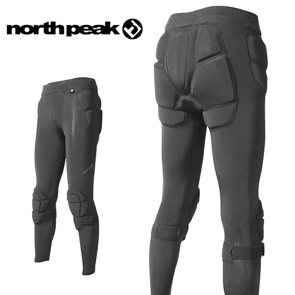 north peak(ノースピーク) ヒッププロテクター ロングタイプ スノーボード スキー ユニセックス 【最大レイヤー数3層】 BK NP-1198・尾てい骨部分はPE+EVA＋NBRの3層構造・フィット感とプロテクションを両立・パッド...