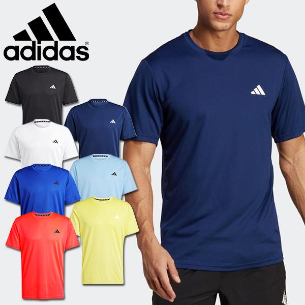 ゆうパケット対応可能！アディダス メンズ レディース 半袖 Tシャツ adidas M TR-ES BASE Tシャツ ワンポイントロゴ トレーニング ウェア 2023春新作 NQE20
