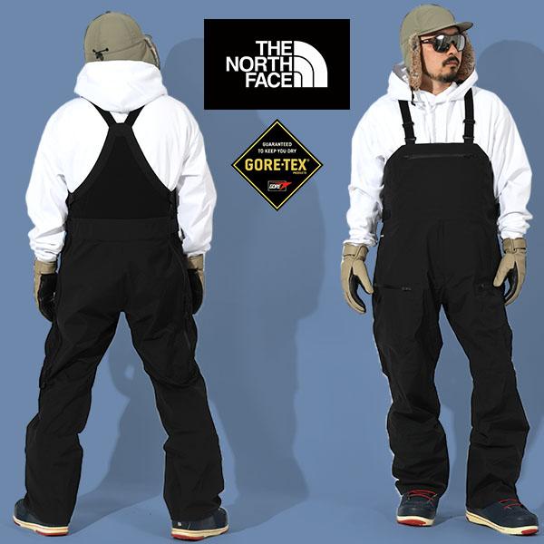 極美品✨ザノースフェイスビブパンツGORE-TEX M スノーウェア　ブラック 美品！THE NORTH FACE GORE-TEXスノーボードウェアビブパンツ