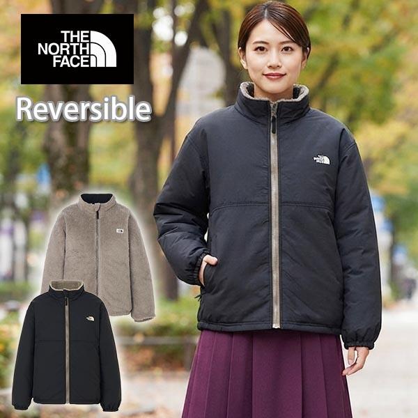 2026秋冬新作 160cm ノースフェイス レディース リバーシブル 毛足の長い モコモコ フリース ジャケット THE NORTH FACE リバーシブル コージー NYJ82532