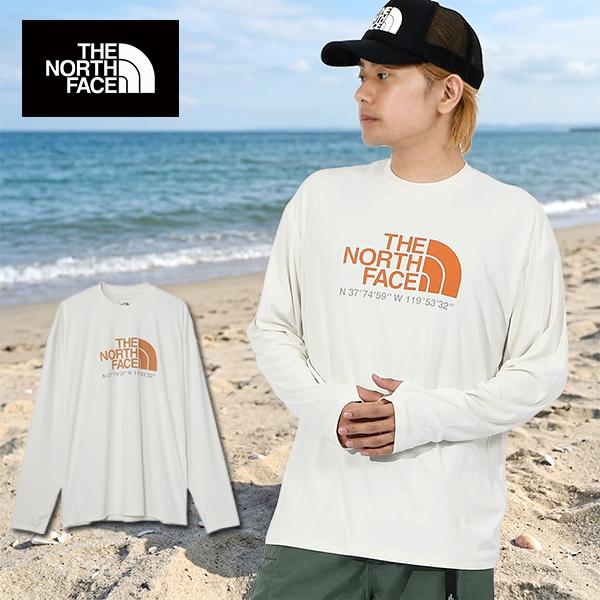 ネコポス発送！送料無料 ノースフェイス Tシャツ 透けにくい 水陸両用 長袖 メンズ レディース リラックスシルエット THE NORTH FACE NT12432