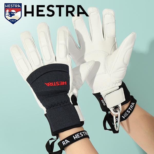 HESTRA（ヘストラ） レザーグローブ Vertical Cut CZone メンズ 五指