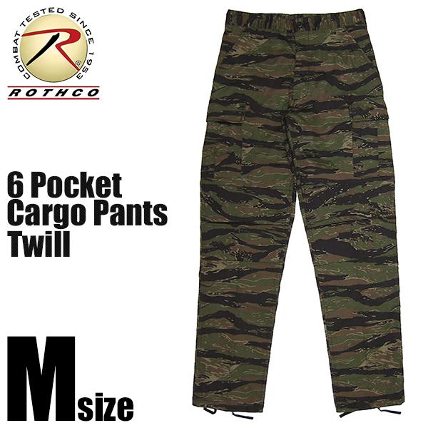 ROTHCO 新品 6ポケット ミリタリー カーゴパンツ タイガーストライプ M