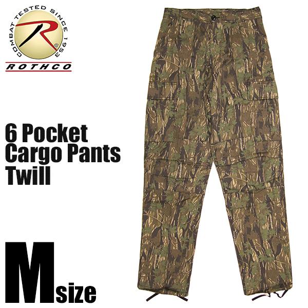 ROTHCO 新品 6ポケット ミリタリー カーゴパンツ リアル ツリー カモ M