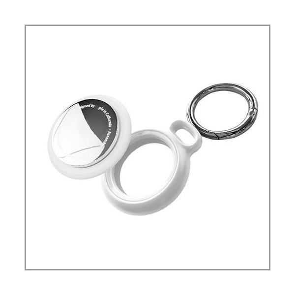 AirTagpP[X Tag Charm Ring zCg MS-ATPC01WH