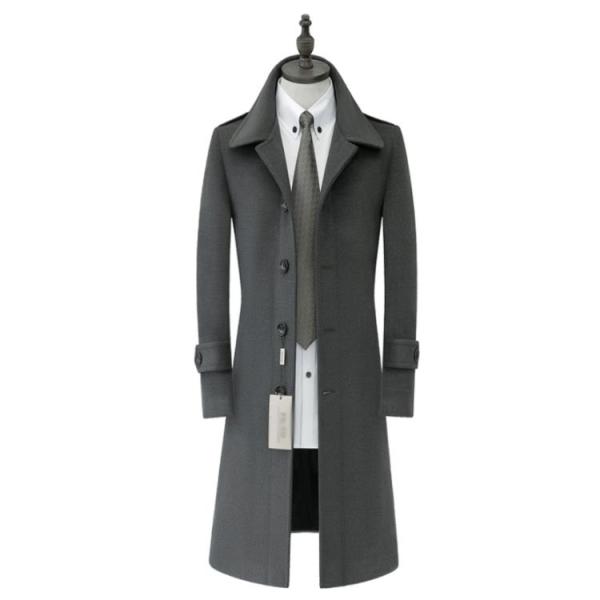 全4色 8サイズ トレンチコート チェスターコート 大きいサイズ メンズ ウール メンズコート ロ ロングトレンチコート 期間限定で特別価格 トレンチ コート ジャケット