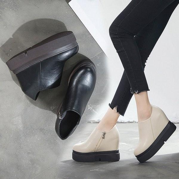 レディース くつ インヒール 増加する カジュアル 増やす おしゃれ 靴 女性用 女子 セール 白 40代