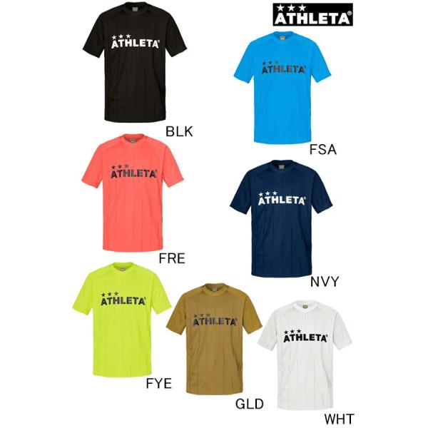 プラクティスシャツ 02389 ATHLETA アスレタ ウェア サッカー フットサル メール便、ポスト投函商品 全国一律送料無料 即日発送可