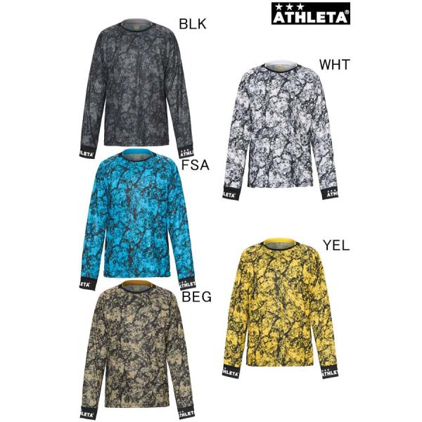 グラフィックプラシャツ 02427 ATHLETA アスレタ ウェア 長袖 シャツ メール便、ポスト投函商品 全国一律送料無料 13時までの注文で当日出荷