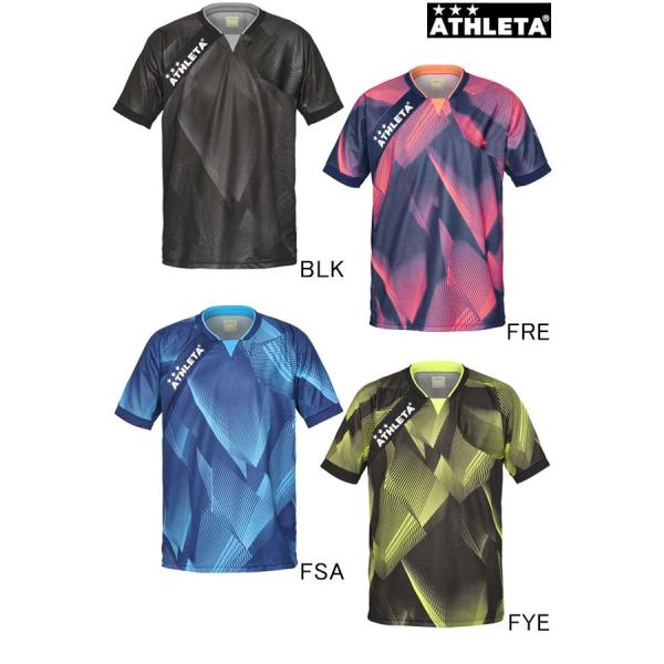グラフィックプラクティスシャツ 26s 02438 ATHLETA アスレタ ウェア シャツ メール便、ポスト投函商品 全国一律送料無料 13時までの注文で当日出荷
