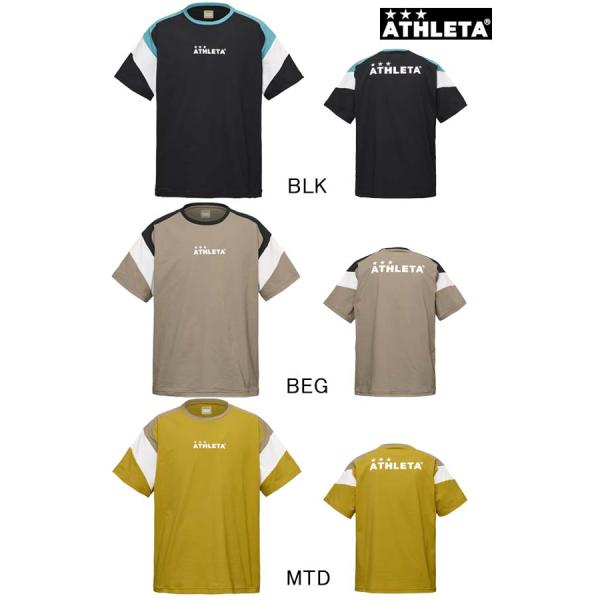 Jrドライフェザーカラーブロックプラシャツ 03399J ATHLETA アスレタ ウェア ジュニア キッズ シャツ メール便、ポスト投函商品 全国一律送料無料 即日発送可