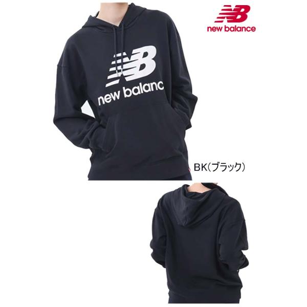 ESSNTIALS スタックドロゴ オーバーサイズドフーディ― WT03547 new balance ニューバランス レディース ウェア 即日発送可