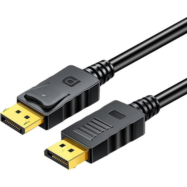 【双方向DisplayPort-DisplayPortケーブル】DisplayPort付きコンピュータをDisplayPort付きディスプレイまたはプロジェクタに接続できます。ビデオストリーミングまたはゲームをコンピュータを介してモニタに送...