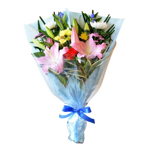 クール便無料 季節のお花が入ります お花おまかせ お供え用 花束 一対 お彼岸 仏花 お盆 法事 法要 お悔やみ 仏壇用 初盆 新盆 一周忌 メッセージ 白 お寺