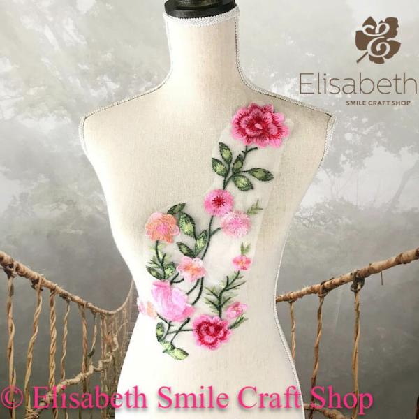 モチーフレース 花柄 薔薇 バトンモチーフ 花 モチーフ 服飾 レオタードモチーフ 装飾 衣装モチーフ バレエ衣装 チュチュモチーフ 舞台衣装 ステージ衣装 ダンス衣装 社交ダンス フィギア衣装 ピンク系