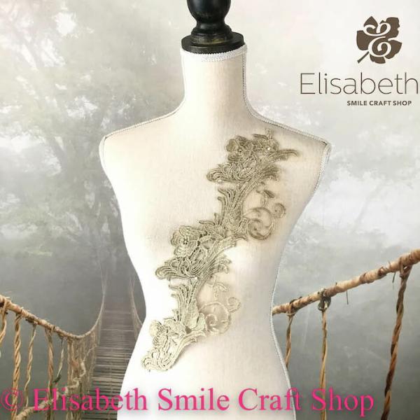 レースモチーフ チュールモチーフ 衣装 装飾 お花 服飾 レオタード バトンモチーフ 新体操 舞台衣装 ステージ衣装 ダンス衣装 社交ダンス フィギア衣装 バレエ衣装 ゴールド系