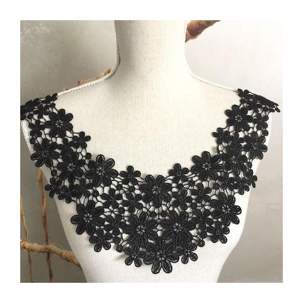 花柄 襟レース ハンドメイド パーツ 衣装 手作り 装飾 ブラック 衿レース Buyee Buyee Japanese Proxy Service Buy From Japan Bot Online