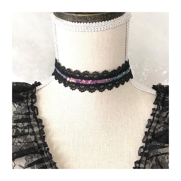 レースチョーカー チョーカー レディース レースネックレス