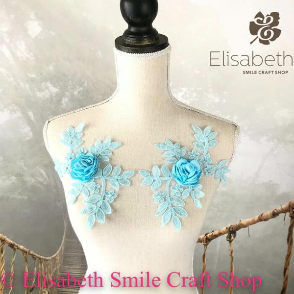 モチーフ レオタード バトン 衣装 モチーフ 花モチーフ バラ バトンモチーフ レオタードモチーフ ベリーダンス 新体操 バレエ衣装 舞台衣装 ステージ衣装 ダンス衣装 社交ダンス フィギア衣装 ブルー