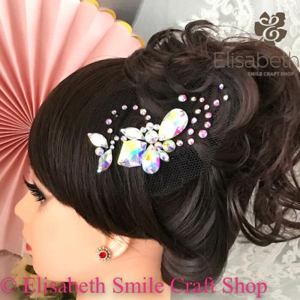 楽天市場】【送料無料】HA-011 社交ダンス用ヘアアクセサリー 髪