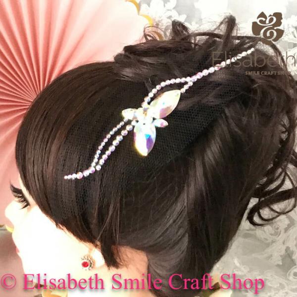 社交ダンス 競技ダンス ヘアアクセサリー 髪飾り ヘア飾り ラテン