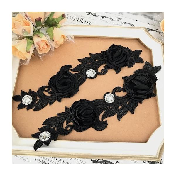 立体的な花とストーン付きのモチーフセットになります。シンプルなドレス、新体操、社交ダンスの衣装、バトントワリング、レオタード、ベリーダンス、フィギュアスケート、バレエ、ドレス、ステージ衣装、ハンドメイド材料などにお使いいただけます。サイズ：...