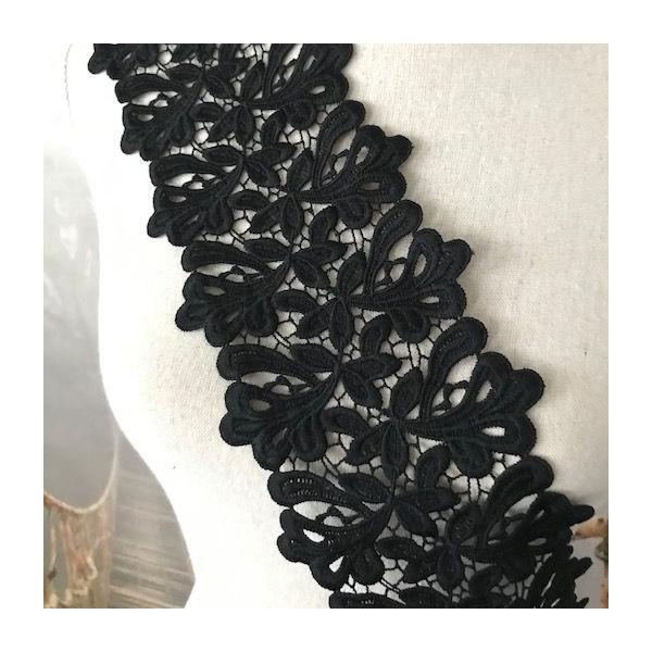 レース 花模様 ケミカル レース 黒 ハンドメイド パーツ 薔薇 リボン 素材 材料 レオタード バトンモチーフ Buyee Buyee 日本の通販商品 オークションの入札サポート 購入サポートサービス