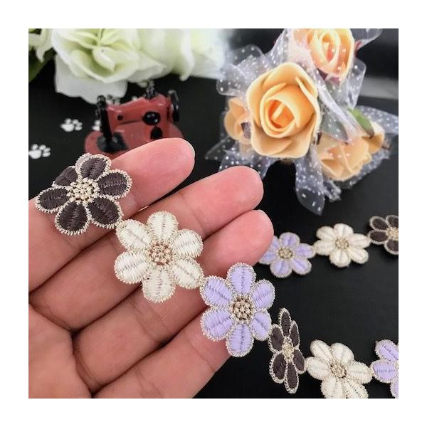 レース 綿レース コットンリボン フラワー 花柄 美品 カラフルな 花 刺繍 レース リボン ハンドメイド 装飾 Buyee Buyee 日本の通販商品 オークションの代理入札 代理購入