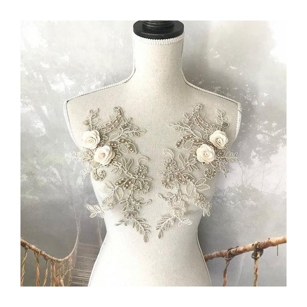 チュール モチーフ花付き レース ゴールド 左右セット ハンドメイド レオタード Buyee Buyee Japanese Proxy Service Buy From Japan Bot Online