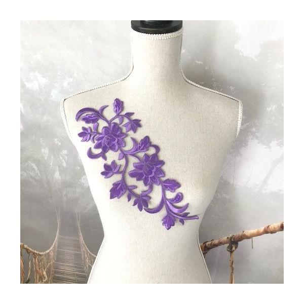 花柄 貼り付け 新体操 レオタード モチーフ 手作り 衣装 パーツ 紫 Buyee Buyee Japanese Proxy Service Buy From Japan Bot Online