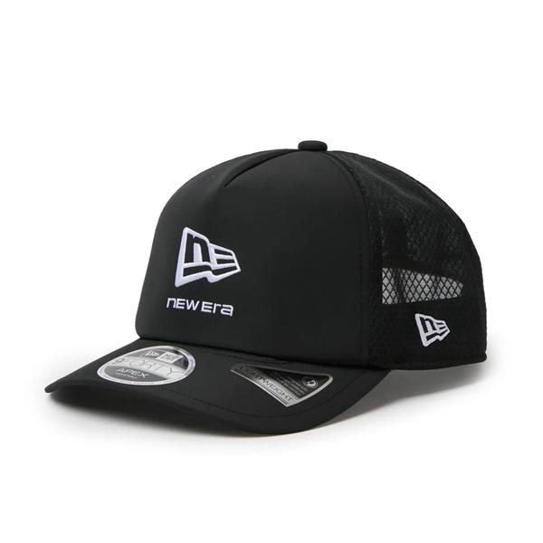 NEWERA 9FORTY APEX リニアロゴ ブラック キャップ 帽子 メッシュ OSFM ワンサイズ 15125326 抗菌 男女兼用 送料無料 あす楽 あすつく
