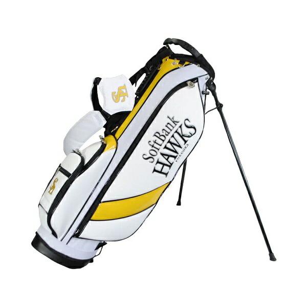 ✨新品✨レザックス ソフトバンクホークス 7.5型スタンドバッグ ゴルフバック LEZAX（レザックス） ソフトバンクホークス 7.5型スタンドバッグ