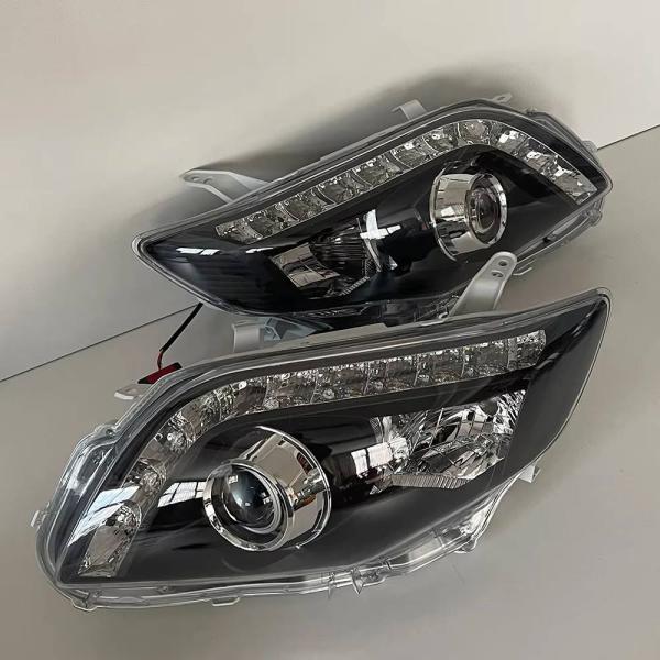 【新品左右セット】トヨタ カローラ アクシオ フィールダー インナーブラック LED カスタム ヘッドライト NZE140 NZE141 ヘッドランプ