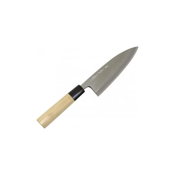 日本製 堺の包丁 堺一文字吉国作 白二鋼 出刃 包丁150mm : ELMONO