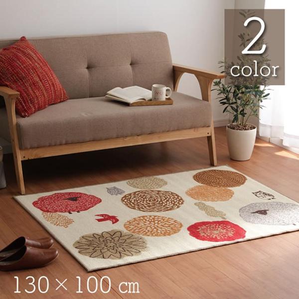 ■サイズ：約100×130cm■カラー：ブルー レッド■組成表地=ポリエステル100%裏地=不織布▼青 赤 柄 柄物 動物 アニマル デスクマット ルームマット 傷防止マット 床保護マット キッズマット 床マット キッズラグ 絨毯 じゅうた...