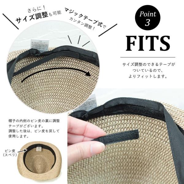 中折れハット レディース メンズ キッズ Uvカット 紫外線カット サイズ調整可能 S M L 帽子 ホワイト 男性 女性 子ども Uvカット 麦わら 帽子 春夏 Buyee 日本代购平台 产品购物网站大全 Buyee一站式代购 Bot Online