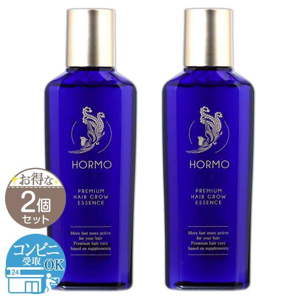 2個セット ホルモ HORMO プレミアムヘアグロウエッセンス 80ml 約30日分 ハーブ健康本舗 薬用 育毛剤 育毛 医薬部外品 ホルモプレエッセンスF05-03 HRMPHE-02P