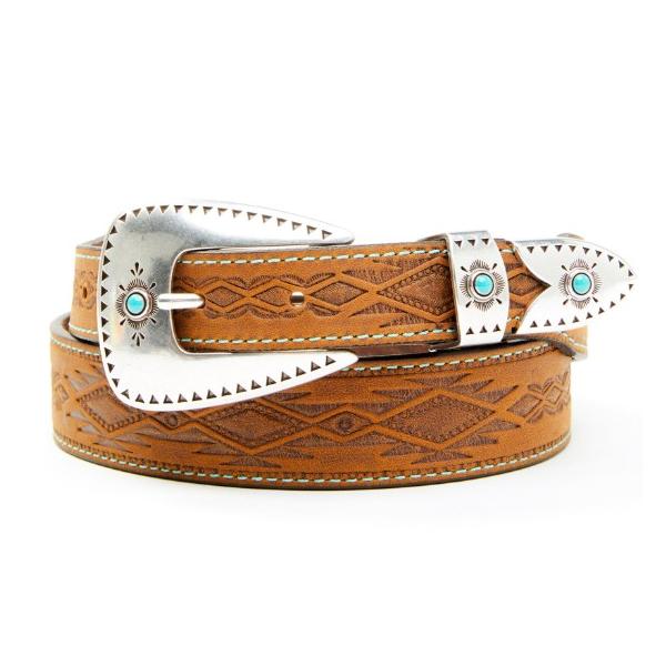 トニーラマ Tony Lamaレザー ベルト C51065 34in ターコイズ