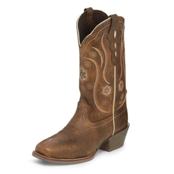 GY2937】ジャスティン JUSTIN レディース ジェシーブラウン ウエスタン