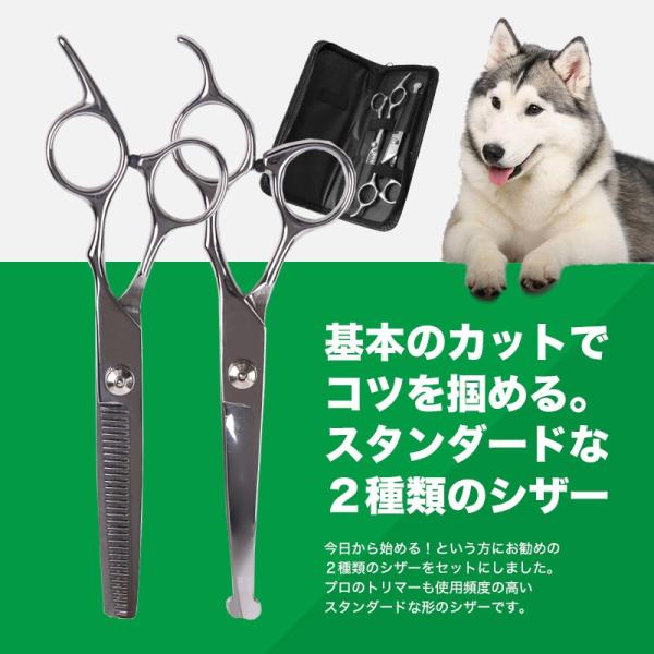 入門セットトリミングシザー 2本セット カット セニングシザー 入門セットトリミングシザー 2本セット カット セニングシザー