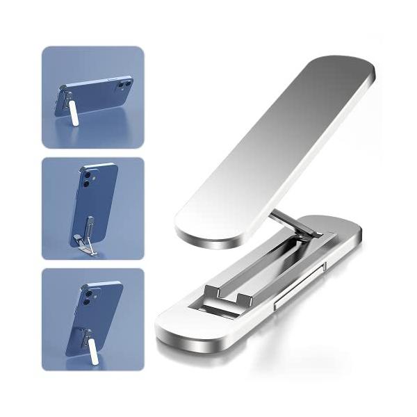 通常のスマートフォン用リングは横長の画面にしか対応出来ず角度調整も限定的で、縦型のスマホ用スタンドは場所をとるので携帯性に欠けます。本製品はそんな短所を一挙に解決した新デザインを採用し、コンパクトな折りたたみ式でかつ360°回転・180°拡...