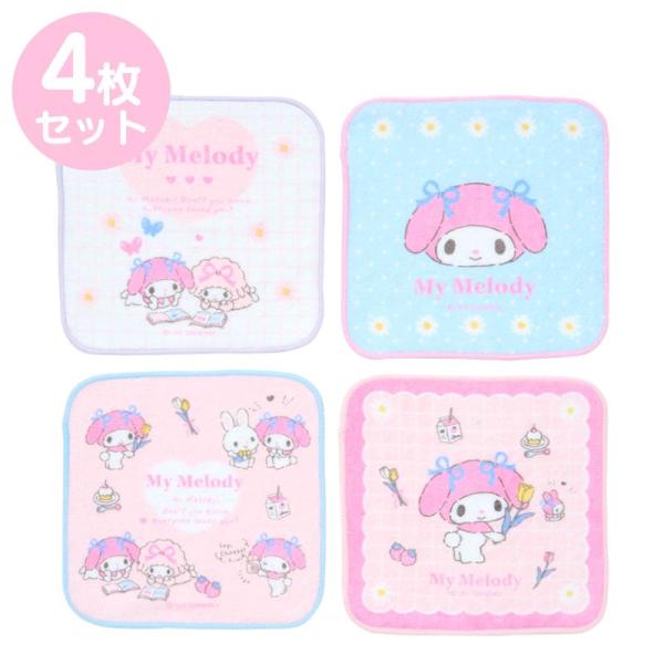 他サイト： マイメロディ プチタオル4枚セット 249947 サンリオ Sanrioの商品画像