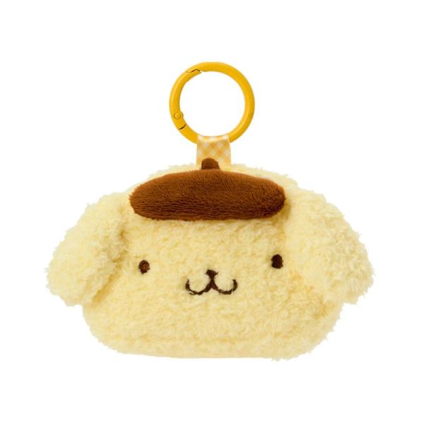 ポムポムプリン フェイス形カラビナ付きミニポーチ 015695 サンリオ Sanrio