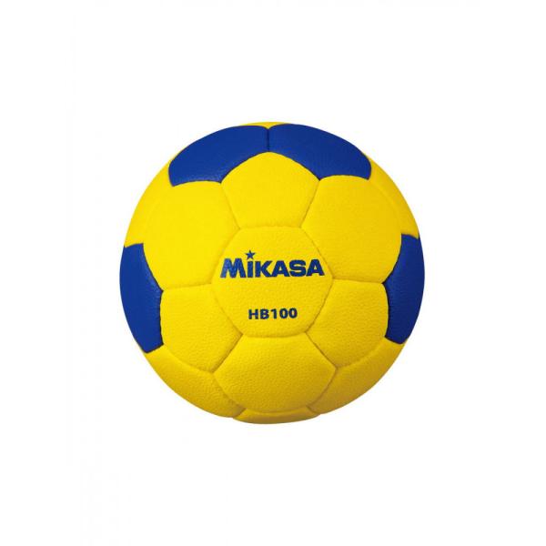 MIKASA(ミカサ) ハンド1号 検定球 屋外用 黄/青 ハンドボール ボール HB100